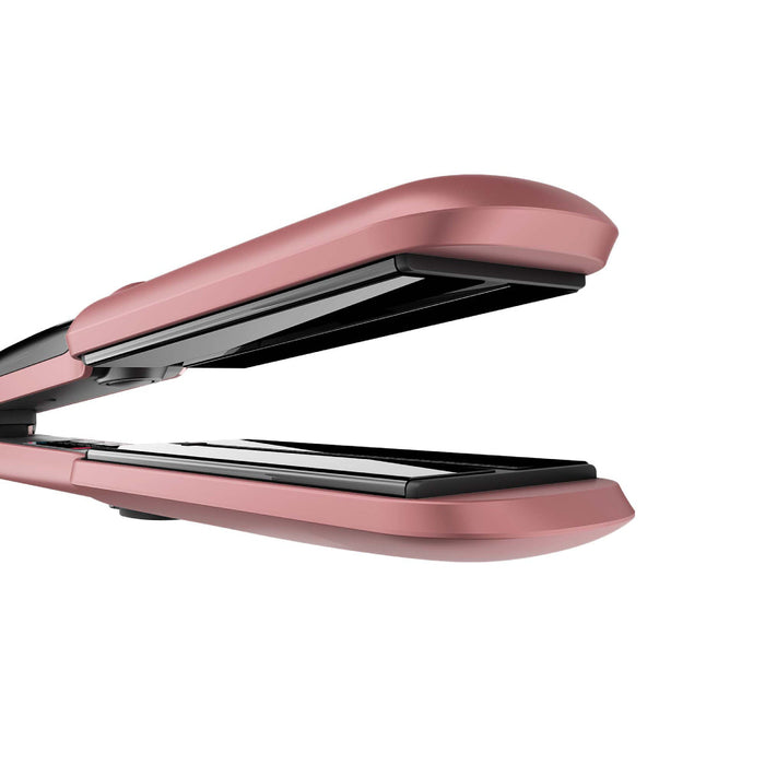 Rush Brush X6 Straightener, PTC Heater For Fast Heat Up, Automatic Shut Off  - Rose Gold