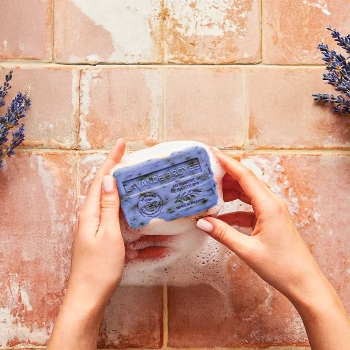 La Maison du Savon de Marseille Shea Butter Soap 250g - Lavande Broyee / Crushed Lavender
