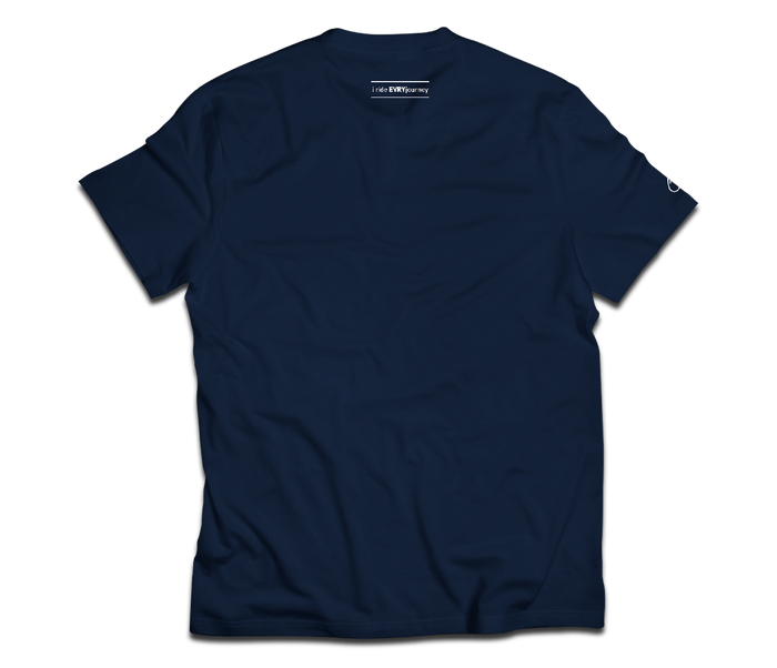 sixthreezero EVRYjourney Premium Short Sleeve Crew Pageant Blue 100% Cotton Unisex Shirt