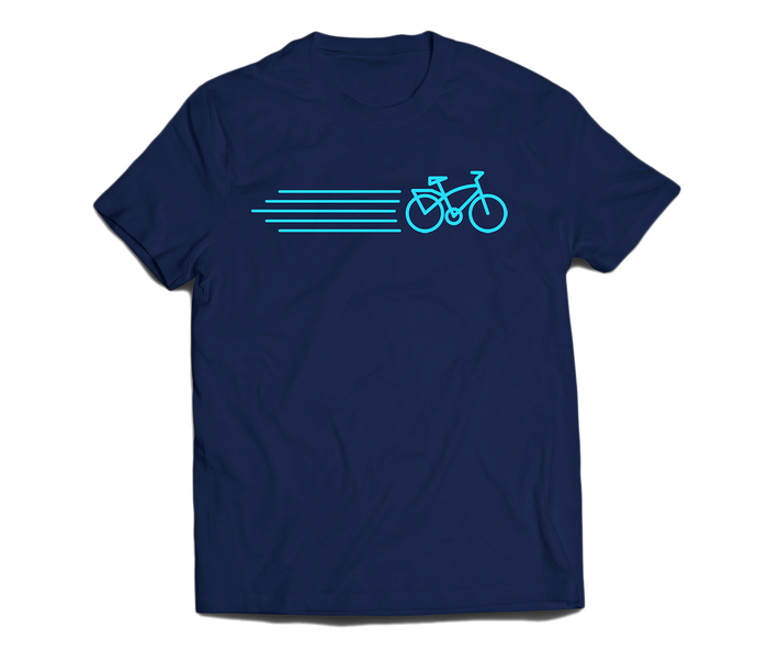 sixthreezero EVRYjourney Premium Short Sleeve Crew Pageant Blue Aqua 100% Cotton Unisex Shirt