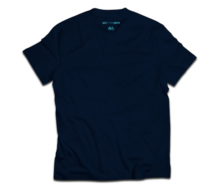sixthreezero EVRYjourney Premium Short Sleeve Crew Pageant Blue Aqua 100% Cotton Unisex Shirt