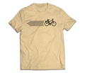 sixthreezero EVRYjourney Premium Short Sleeve Crew Papyrus Black 100% Cotton Unisex Shirt