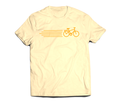 sixthreezero EVRYjourney Premium Short Sleeve Crew Papyrus Orange 100% Cotton Unisex Shirt