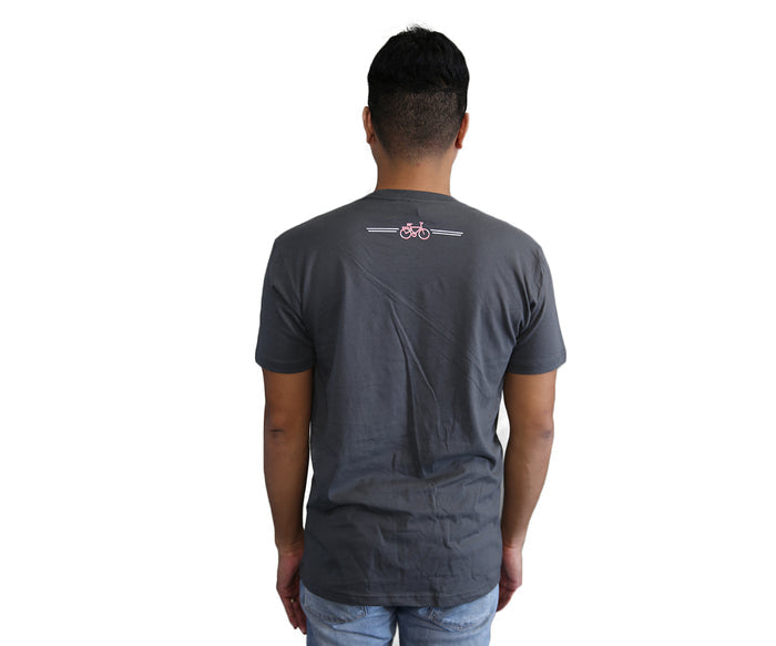 sixthreezero Pedaler Coral Grey Fade 100% Cotton Unisex Shirt
