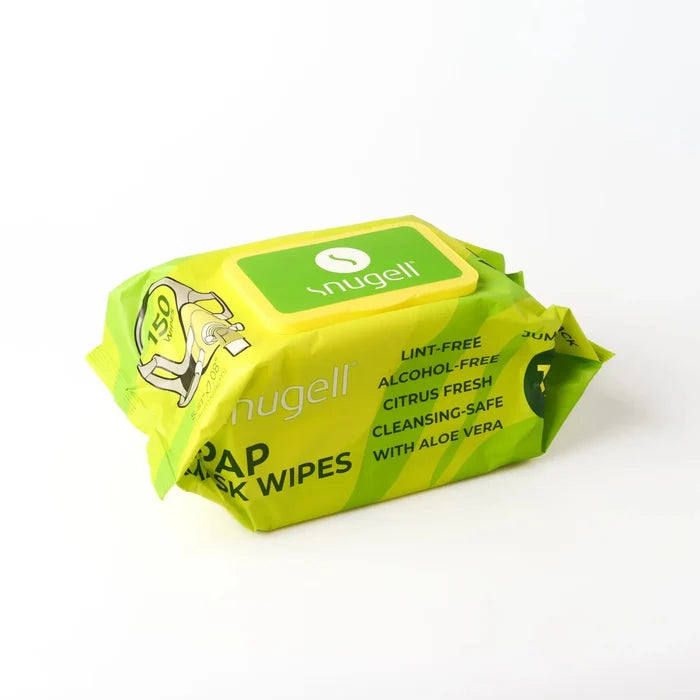 Snugell Mask Wipes 150 Count cpap mask wipes SelfiMed UK