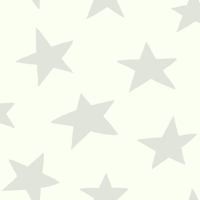 STAR- GREY PEEL & STICK WALLPAPER