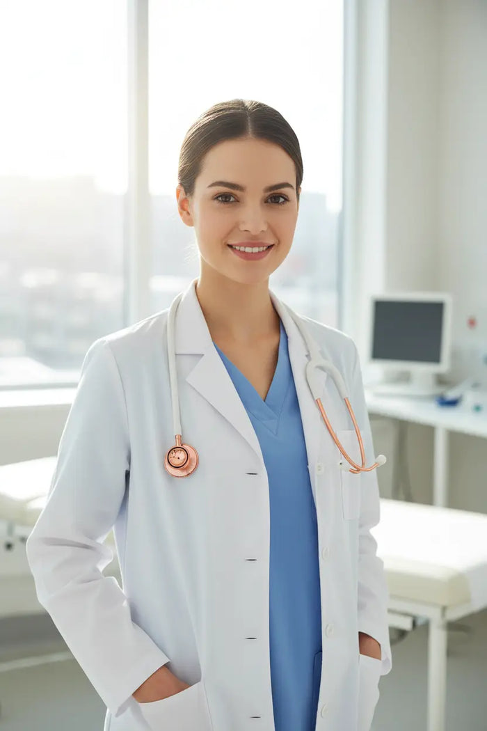 Professional Clinical Stethoscope - Cardiology Grade for Doctors & Nurses Sthetoscope SelfiMed UK
