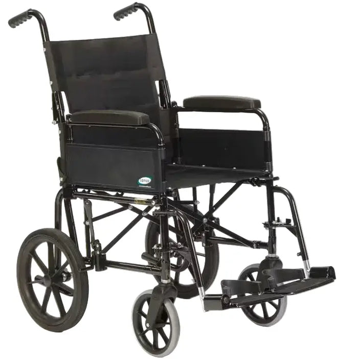 Sunrise Medical Lomax Uni 9 Folding Transit Wheelchair (17 inches)- Brand New Wheelchair SelfiMed UK