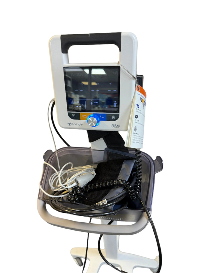 Suntech Medical Spengler Pro VS Check Vital Signs Monitor on Rollstand vital signs monitor rollstand SelfiMed UK