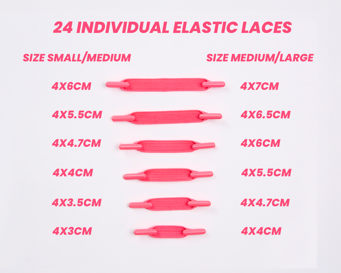 SUSPENSE ELASTIC LACES PINK