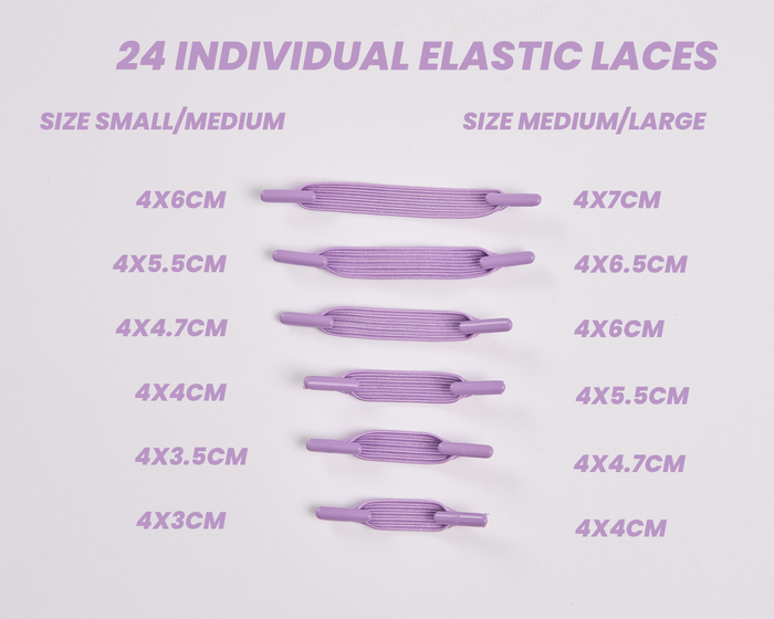 SUSPENSE ELASTIC LACES PURPLE