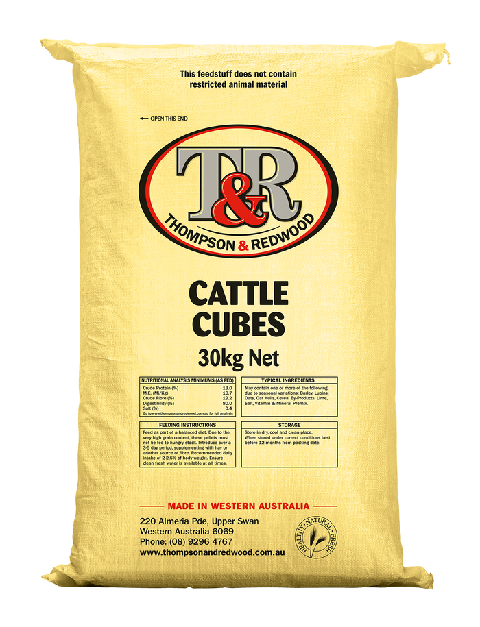 T & R CATTLE CUBES 30KG