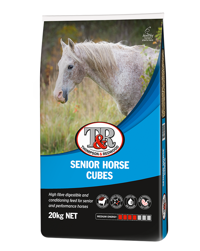 T & R HORSE CUBES FOR SENIORS 20KG