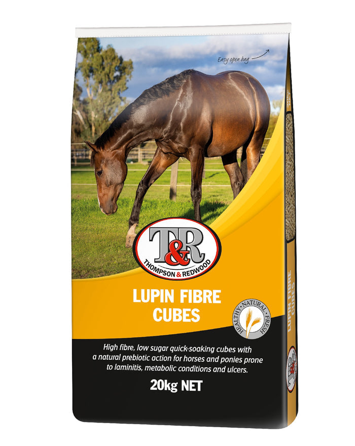 T & R LUPIN FIBRE CUBES 20KG