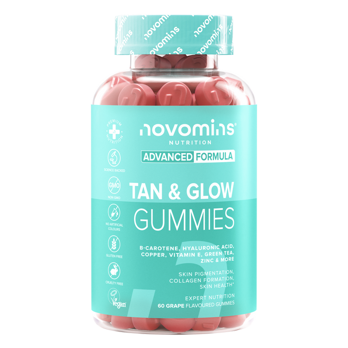Novomins Tan & Glow Gummies