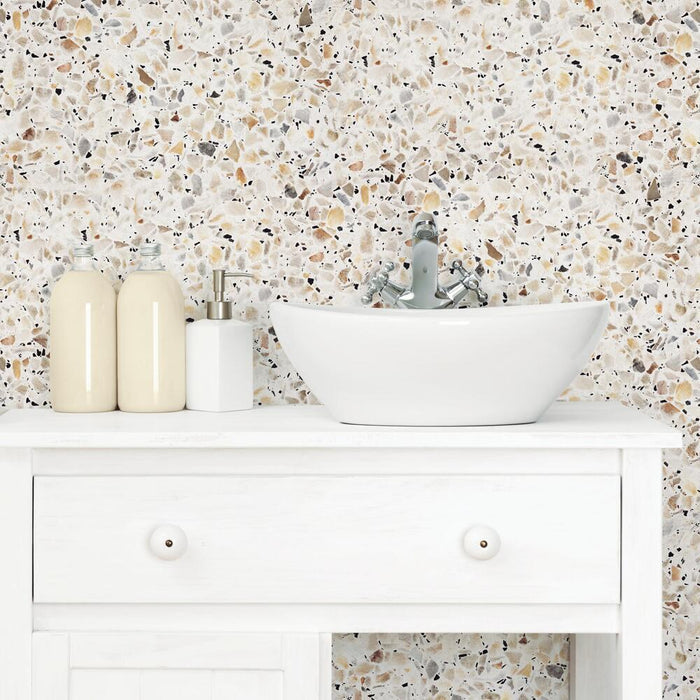 TERRAZZO MULTI COLORED PEEL & STICK WALLPAPER