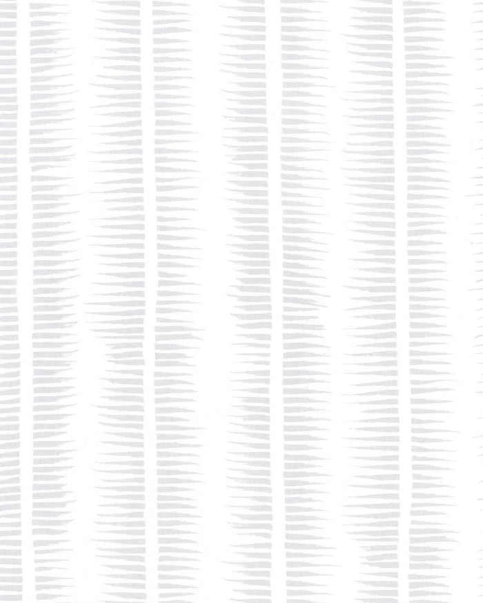 Textured Stripe in Gray on White