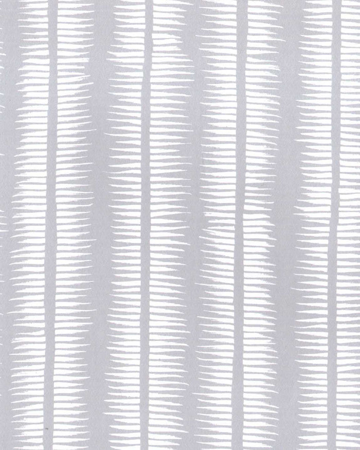 Textured Stripe in White on Pewter
