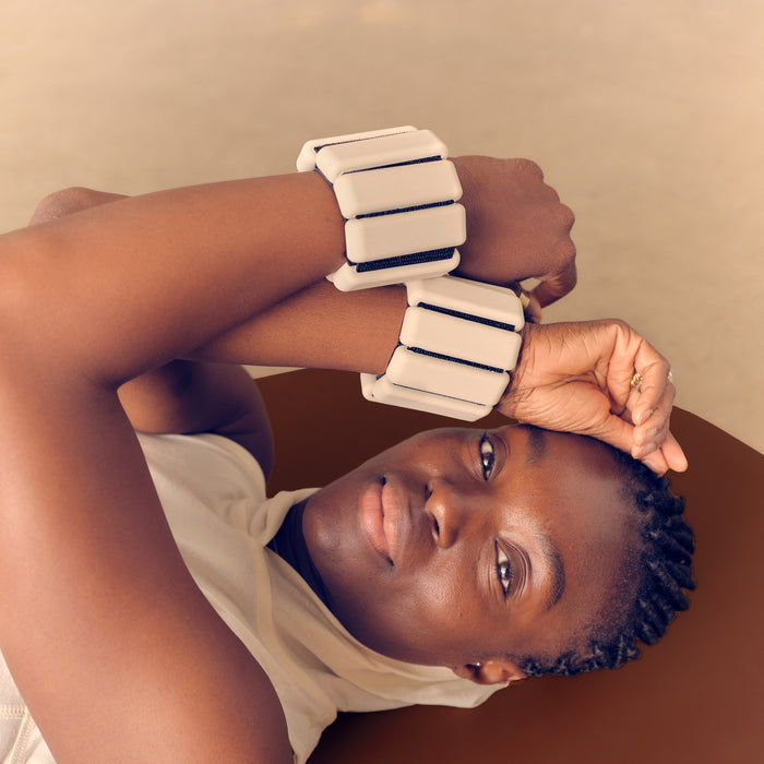 "The Bracelet" Ankle & Wrist Weights - Milk