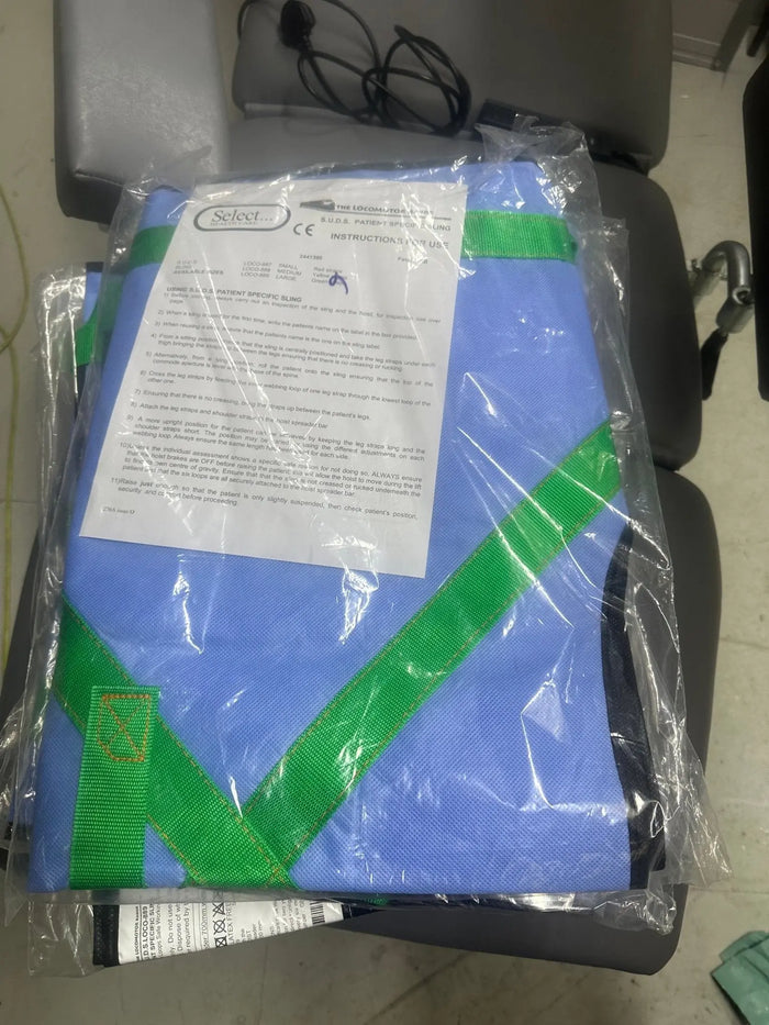 The locomotor range S.U.D.S. Patient Sling patient transfer sling SelfiMed UK