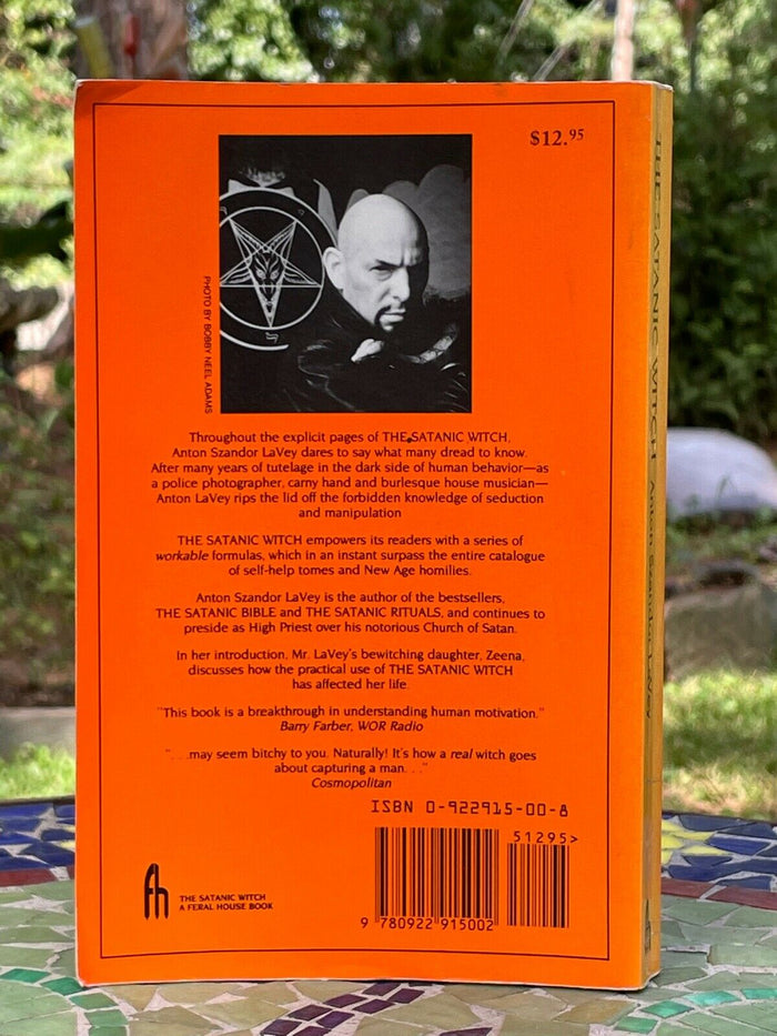 THE SATANIC WITCH - ANTON SZANDOR LAVEY - Feral House, 1989 CHURCH OF SATAN