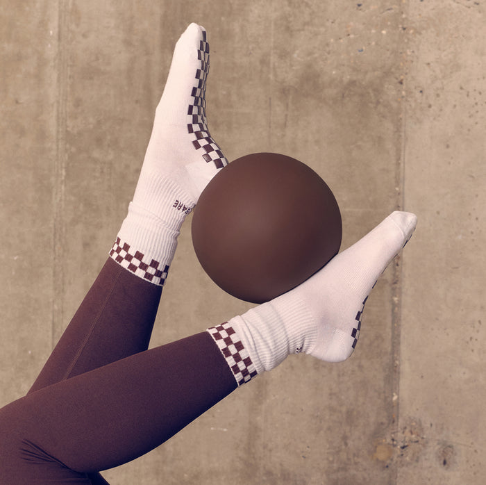 "The Squish" Anti Burst  Pilates Stability & Strength Ball - Chocolate
