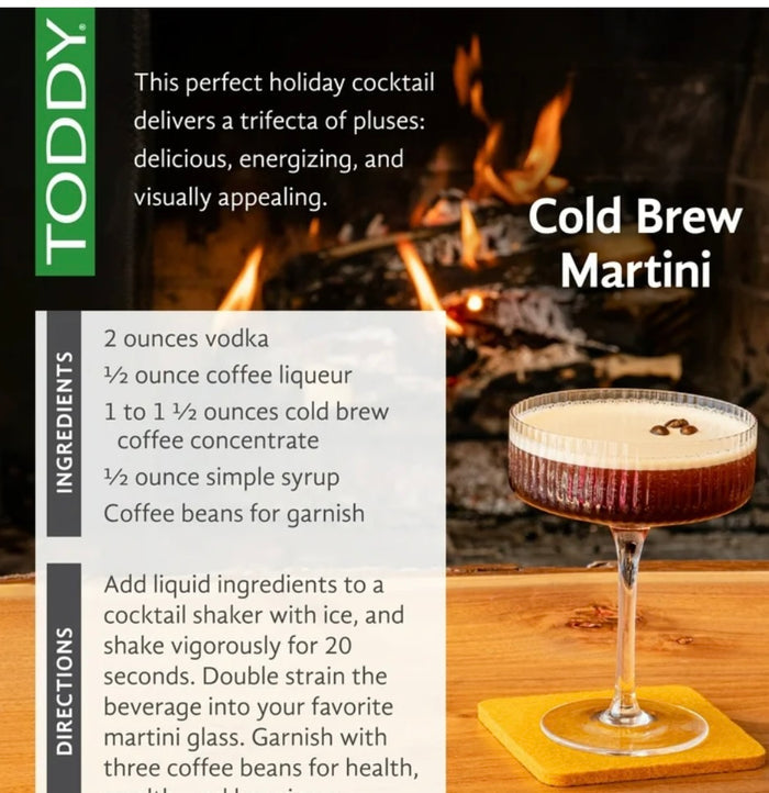TODDY COLD BREW KIT w/2 Free Bags of Coffee!