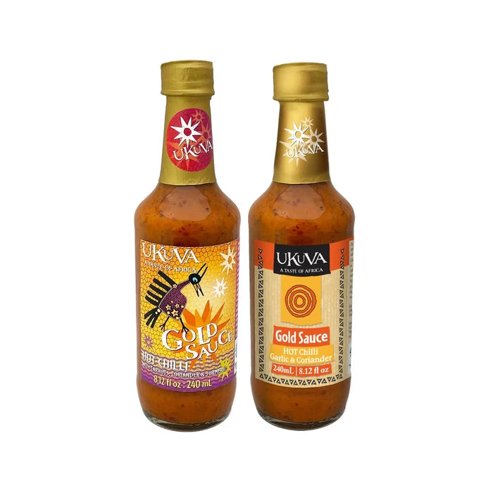 Ukuva iAfrica Gold Sauce (aka Malawi Gold) 240ml