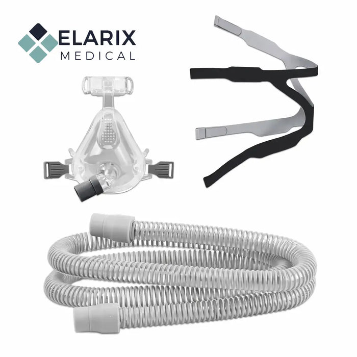 Universal Full Face Mask with Free Adjustable Headgear & CPAP Hose face cpap mask SelfiMed UK