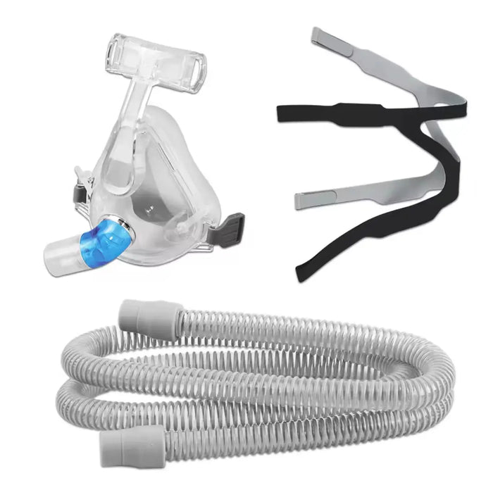 Universal Full Face Mask with Free Adjustable Headgear & CPAP Hose face cpap mask SelfiMed UK