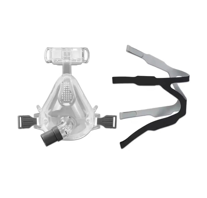Universal Full Face Mask with Free Adjustable Headgear & CPAP Hose face cpap mask SelfiMed UK