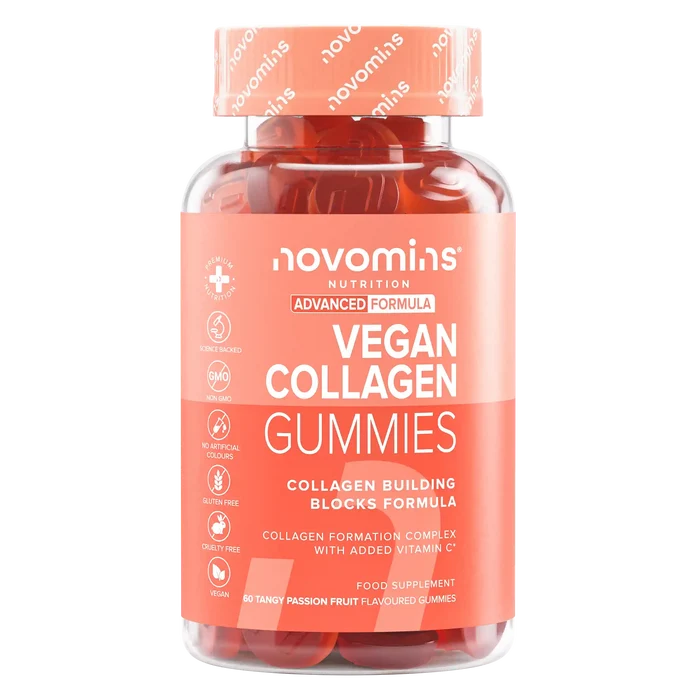 novomins vegan collagen gummies with added vitamin c for adults and teenagers