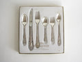 edgebrookhouse - Vintage 1967 Rogers Oneida Baroque Rose Silverplate Children's Progress Flatware Set - 6 Pieces