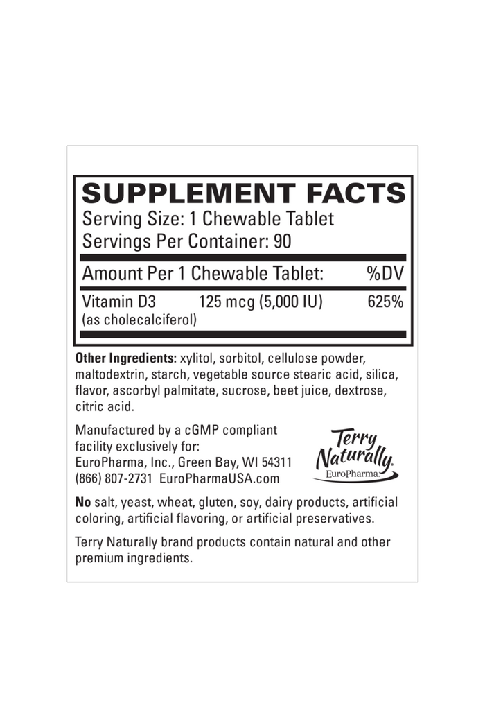 Vitamin D3 (5,000 IU)
