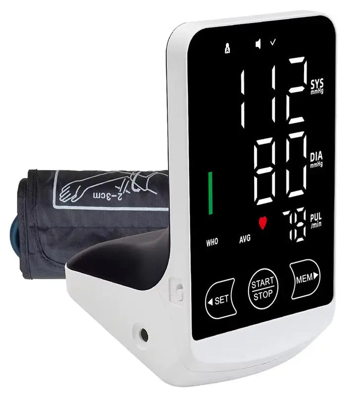 Voice Tonometer Portable LED Upper Arm Smart Blood Pressure Monitor smart blood pressure monitor SelfiMed UK