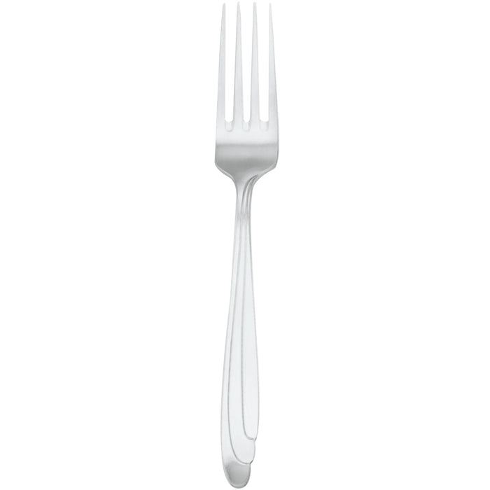 Walco 19051 Continuo 8 1/8" 18/10 Stainless Steel Extra Heavy Weight European Table Fork - 12/Pack