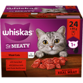WHISKAS SINGLE POUCH SO MEATY 24X85G