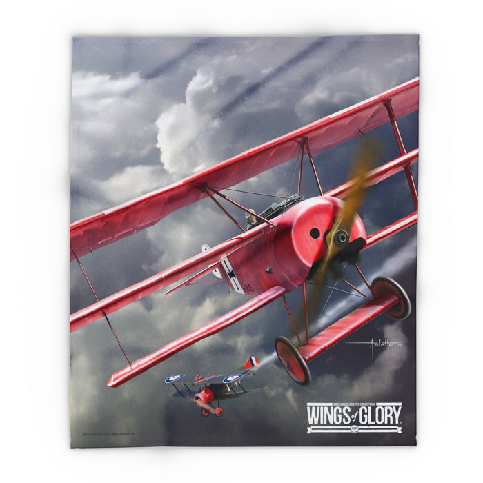 Wings of Glory WW1 Arctic Fleece Blanket
