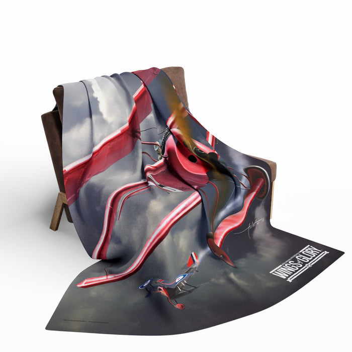 Wings of Glory WW1 Arctic Fleece Blanket