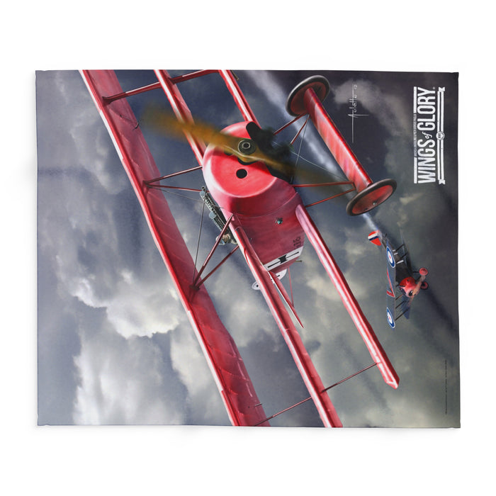 Wings of Glory WW1 Arctic Fleece Blanket