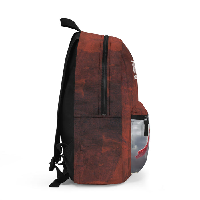 Wings Of Glory: WW1 Backpack featuring a bold design and spacious side pocket for daily essentials