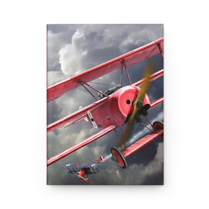 Wings Of Glory: WW1 Hardcover Journal featuring vibrant aircraft artwork and a sturdy design