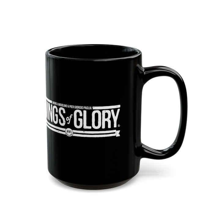 Wings of Glory WW1 Logo Black Mug (11oz, 15oz)