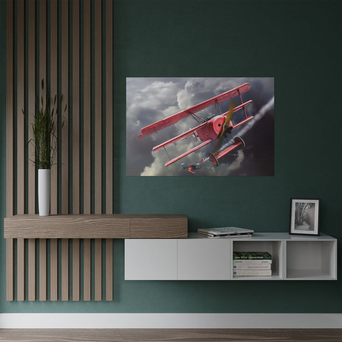 Wings of Glory WW1 Satin Poster — Aviation Wall Art Print