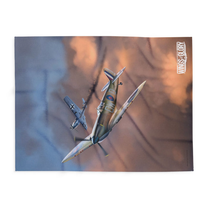 Wings of Glory WW2 Arctic Fleece Blanket