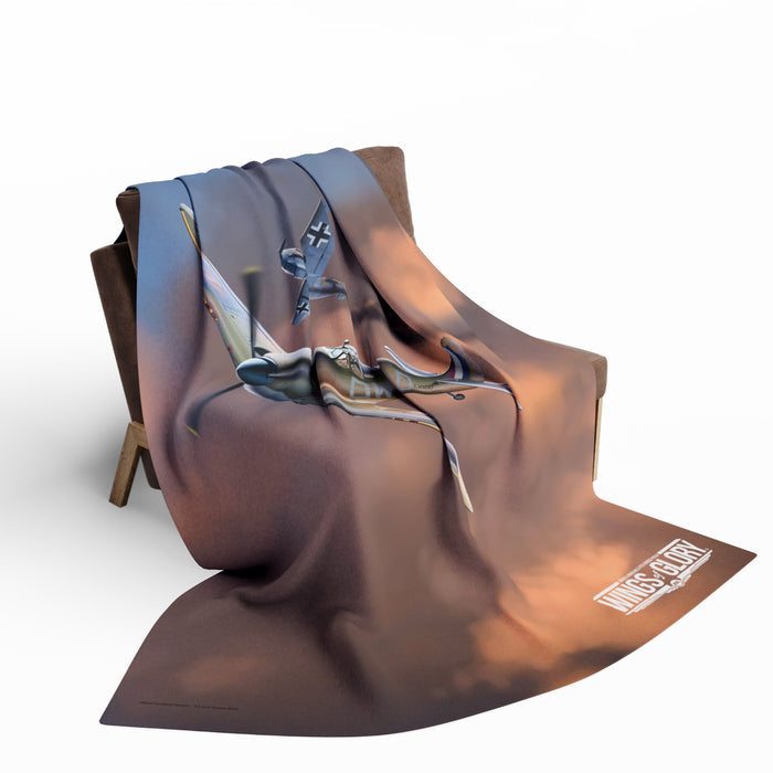 Wings of Glory WW2 Arctic Fleece Blanket