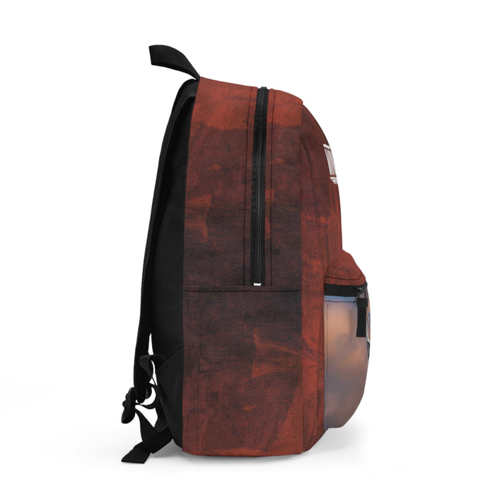 Side view of Wings Of Glory: WW2 Backpack featuring a stylish design and spacious compartments