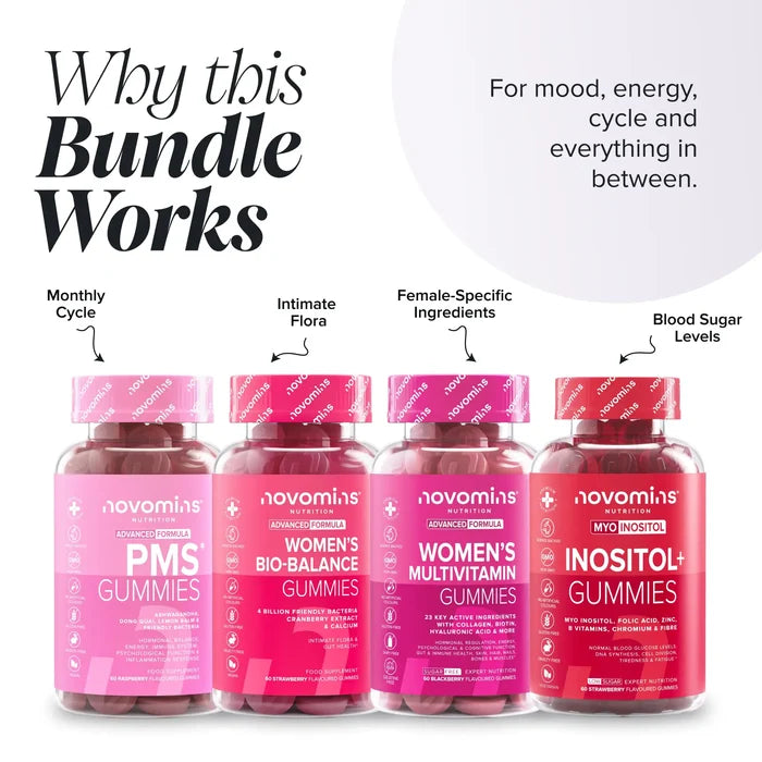 Novomins Women’s Hormone Harmony Bundle why this bundle works