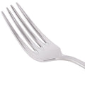 World Tableware 100 030 Baguette II 7 1/4" 18/8 Stainless Steel Extra Heavy Weight Dessert Fork - 12/Pack