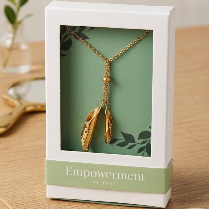 Wrapped in Love Necklace 18K gold-plated